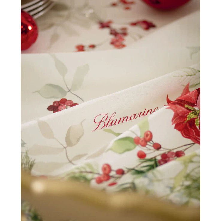 Decorative tablecloth Buon Natale Blumarine 170x360