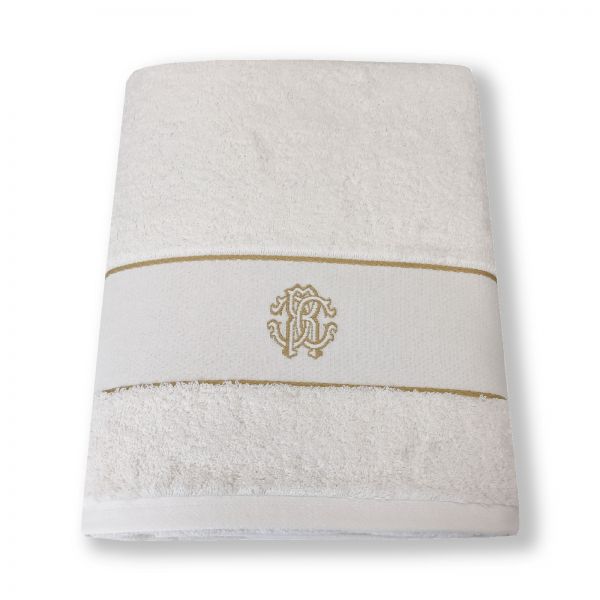 Bath towel Gold New Roberto Cavalli