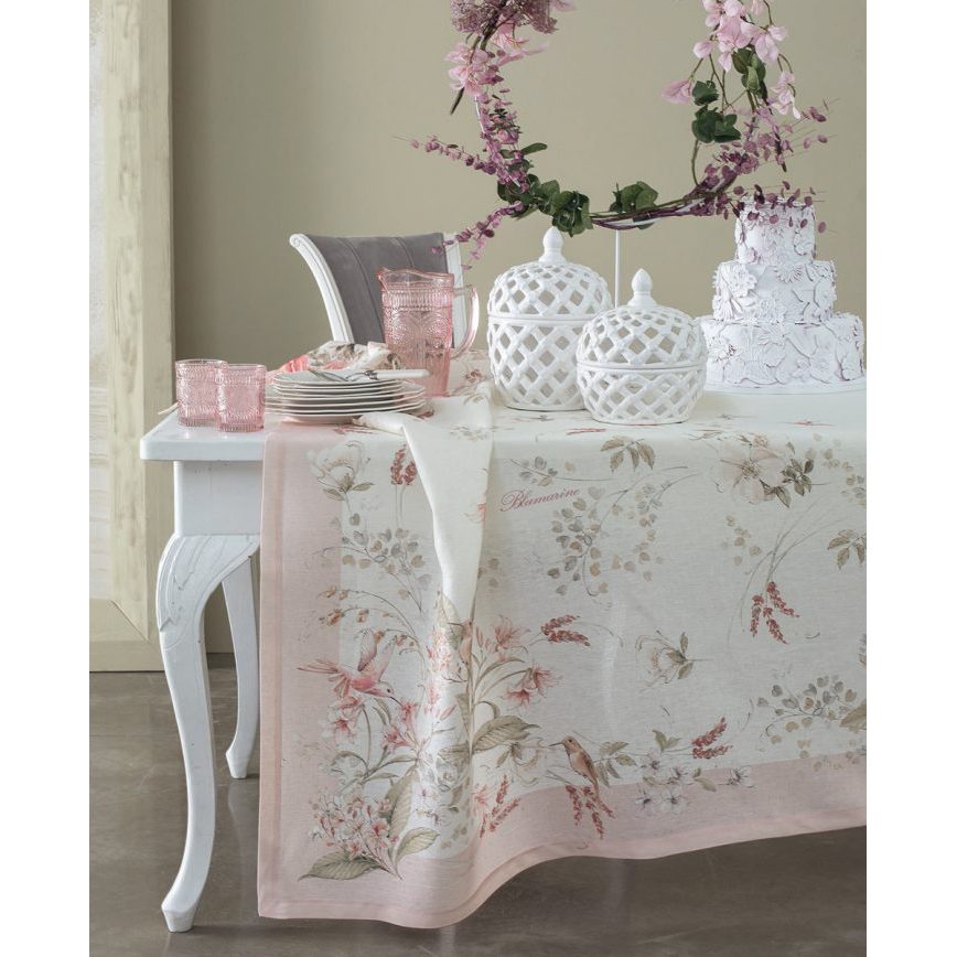 Decorative tablecloth Petite Colibrì Blumarine 170x270