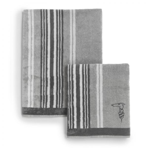 Towel set 2 pcs. Sponge & Stripes Trussardi