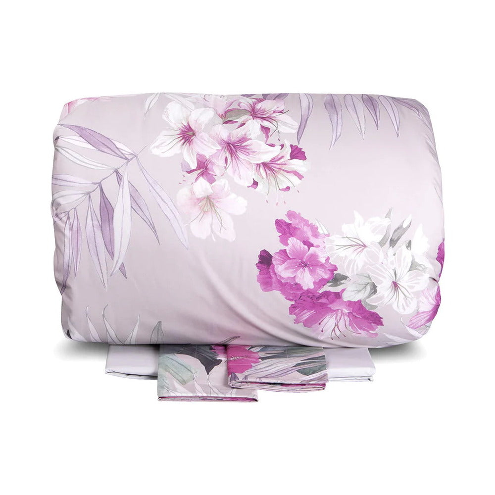 Double bedding set with duvet cover Hibiscus