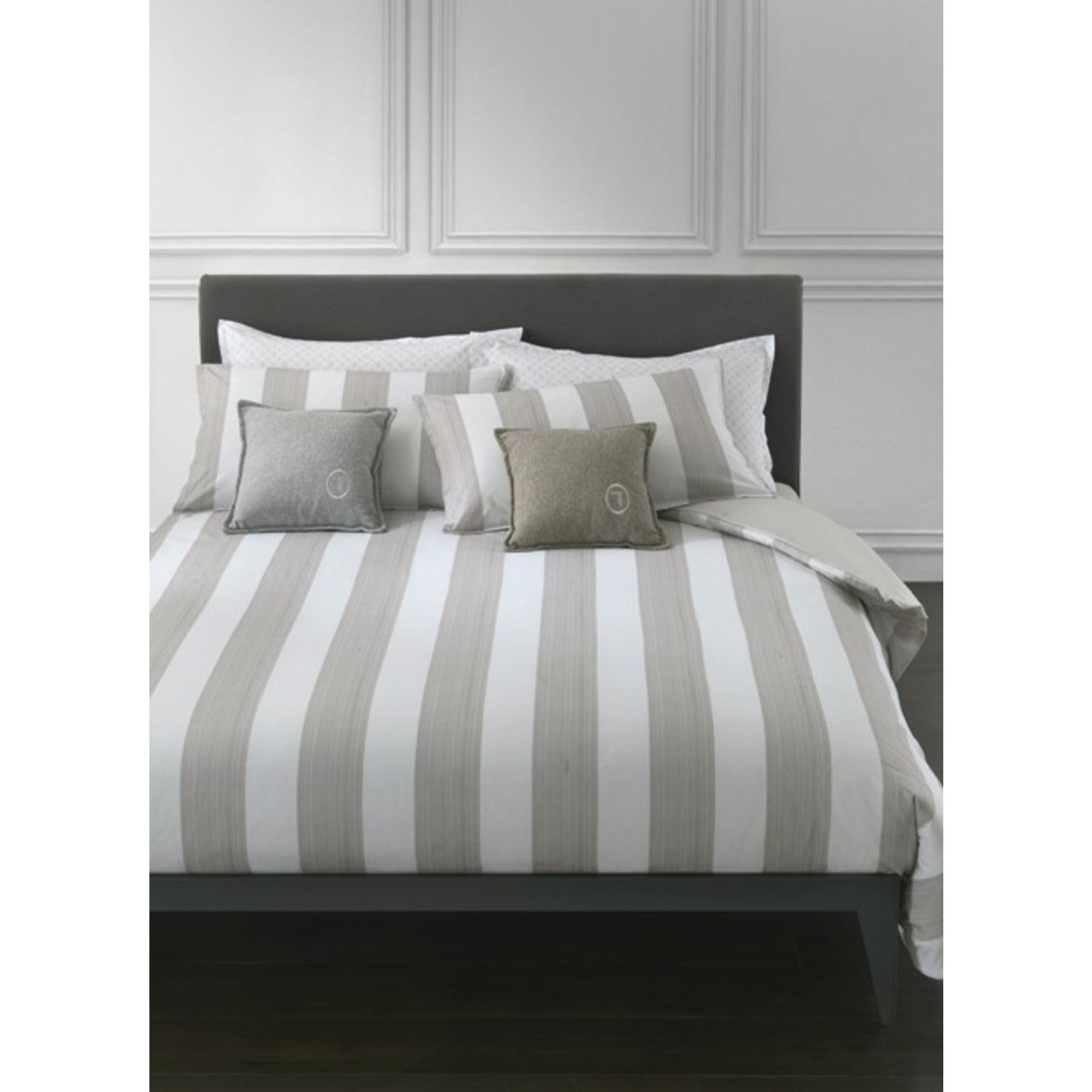 Bed linen set with duvet cover Ribbed