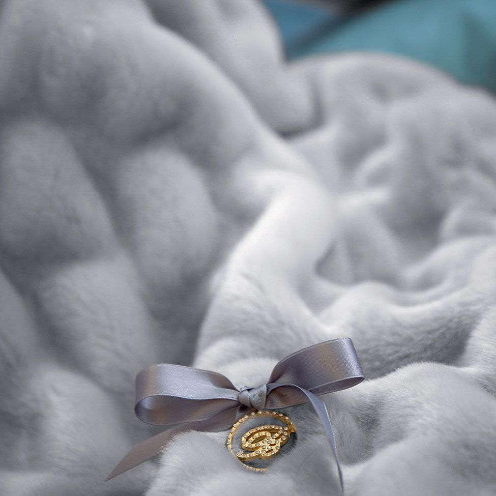 Bedspread for double bed Chamonix Blumarine