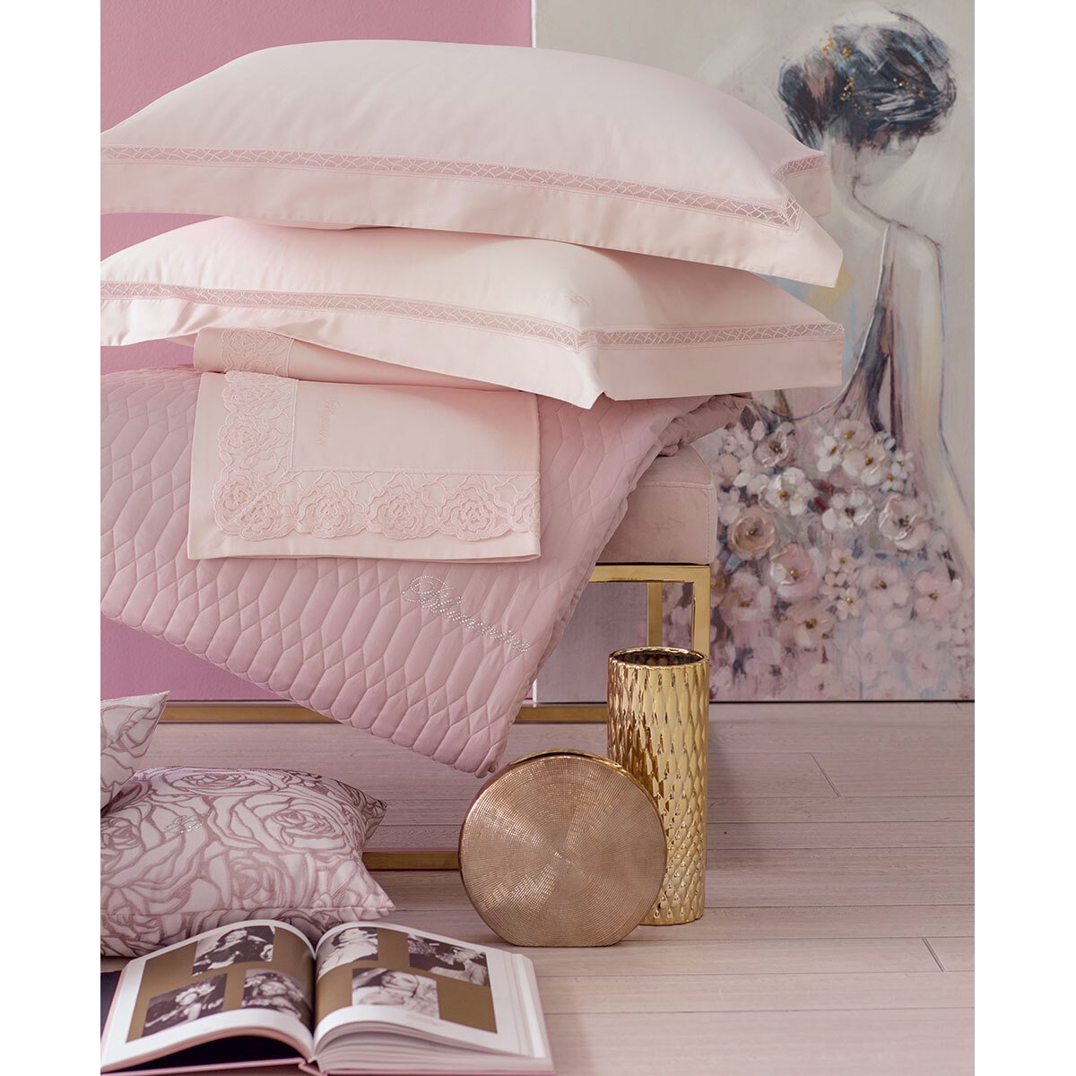 Juego de ropa de cama y funda nórdica Crystelle Blumarine