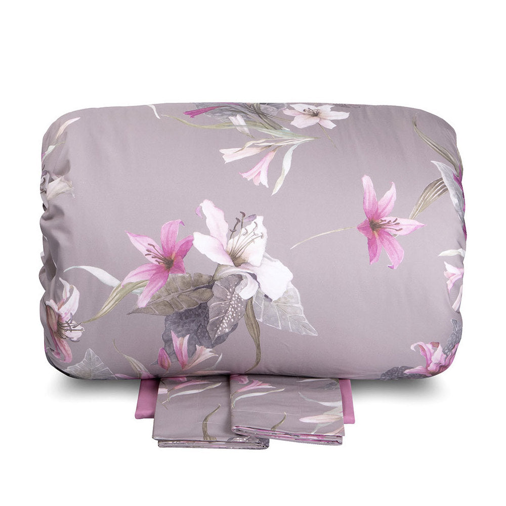 Double bedding set with duvet cover Lilium