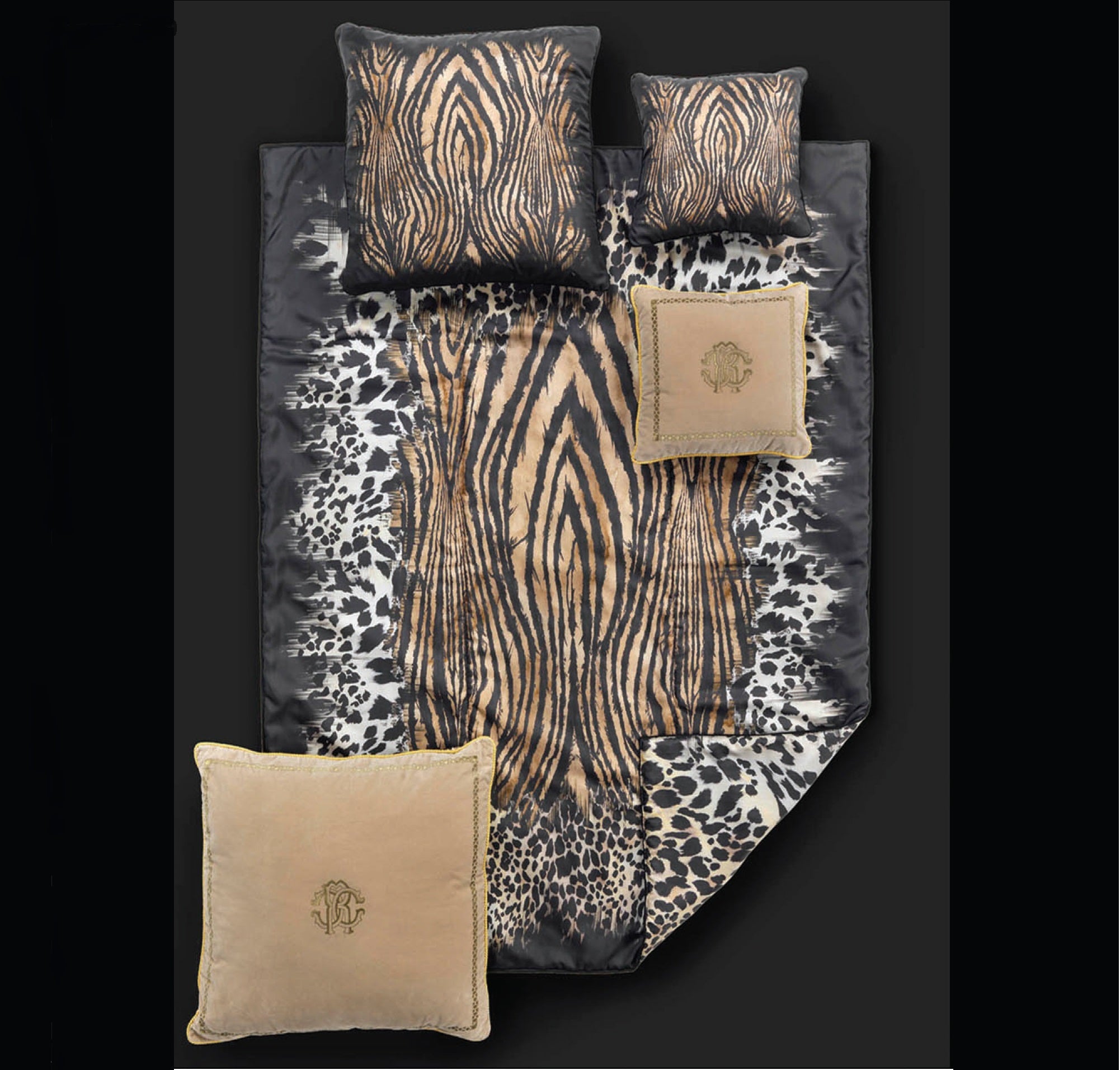 Decorative pillow African Zebra Roberto Cavalli (silk)
