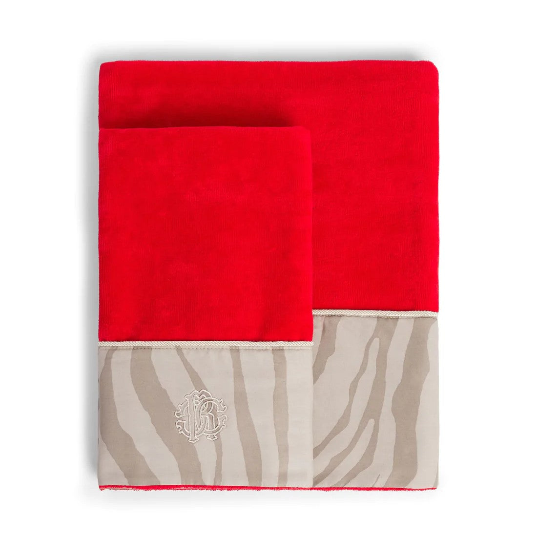 Towel set 2 pcs. Macro Zebrage Roberto Cavalli