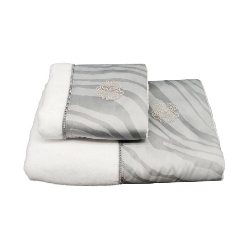 Towel set 2 pcs. Macro Zebrage Roberto Cavalli