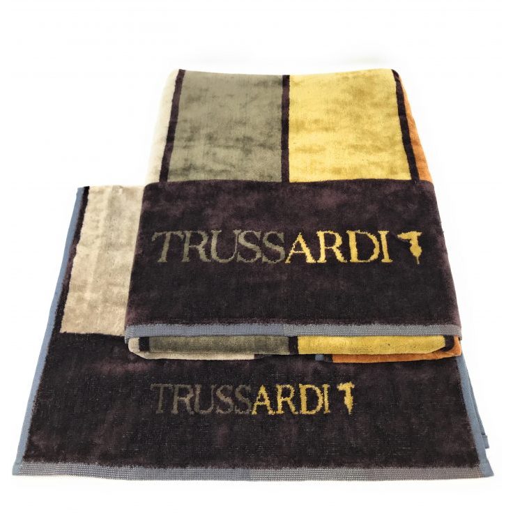 Towel set 2 pcs. Skyscrapers Trussardi
