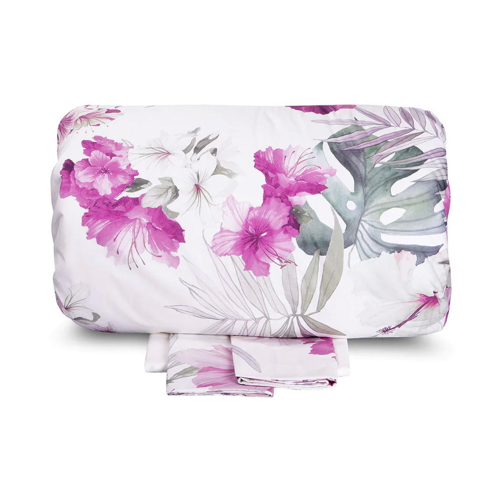 Double bedding set with duvet cover Hibiscus